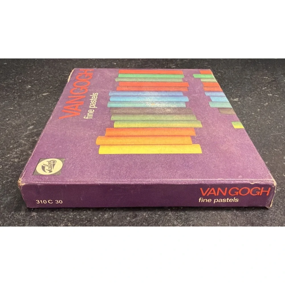 Vintage Talens Van Gogh Fine Pastels 30 Color Set Holland Artist Art Supplies